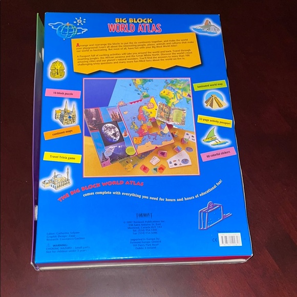 Big Block World Atlas Puzzle - Picture 2 of 10